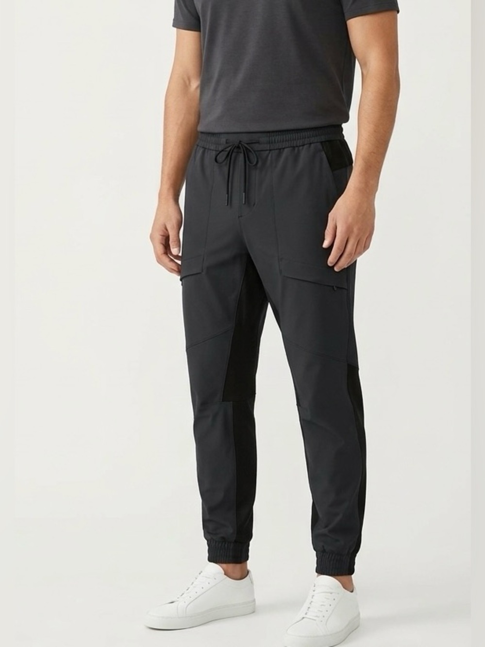 Lululemon License to Train Jogger Black Large Minimalist Elevated Casual